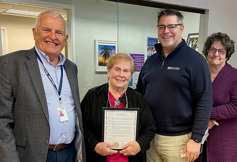 Day Kimball Healthcare Nurse Honored for 50 Years of Employment